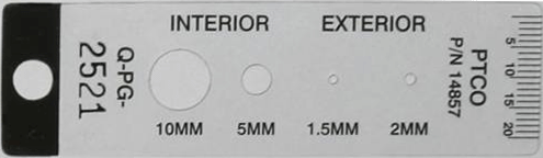 NO-MAR Special Paint Defect Gage