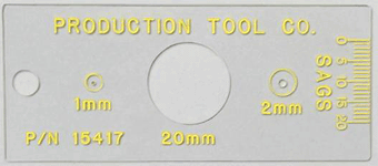 NO-MAR Special Paint Defect Gage