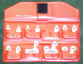 NO-MAR Radius Gage Set